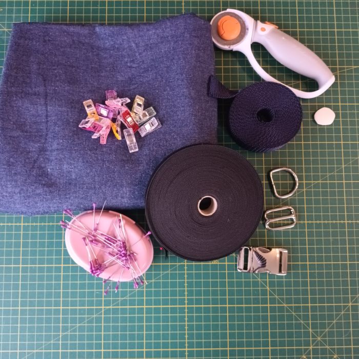 Material für ein DIY-Halsband für Hunde