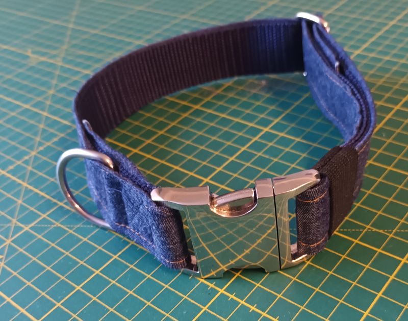 Das DIY Hundehalsband ist fertig.